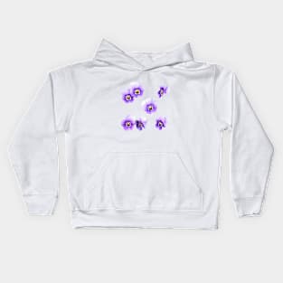 Day and night flowers Kids Hoodie